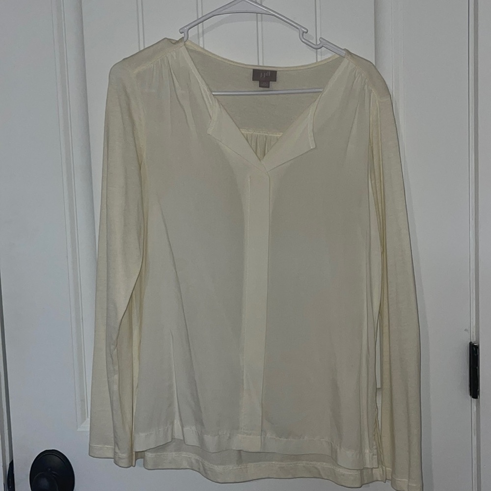 J. Jill cream blouse